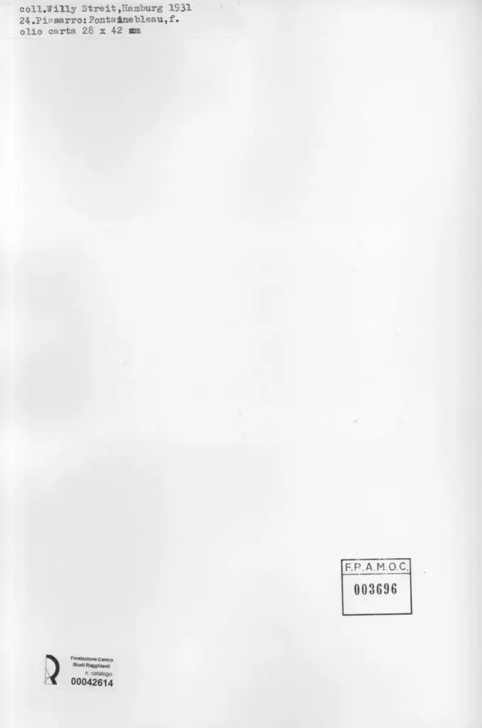 Anonimo , Pissarro, Camille , retro