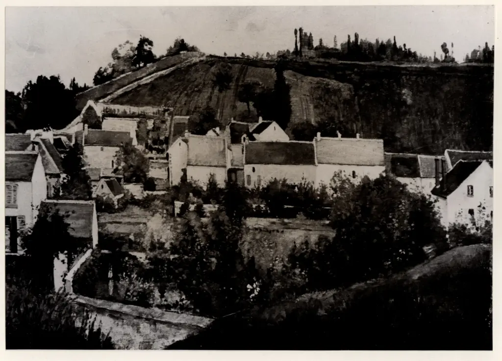 Anonimo , Pissarro, Camille - sec. XIX - Vue de l'Hermitage. Pontoise , fronte