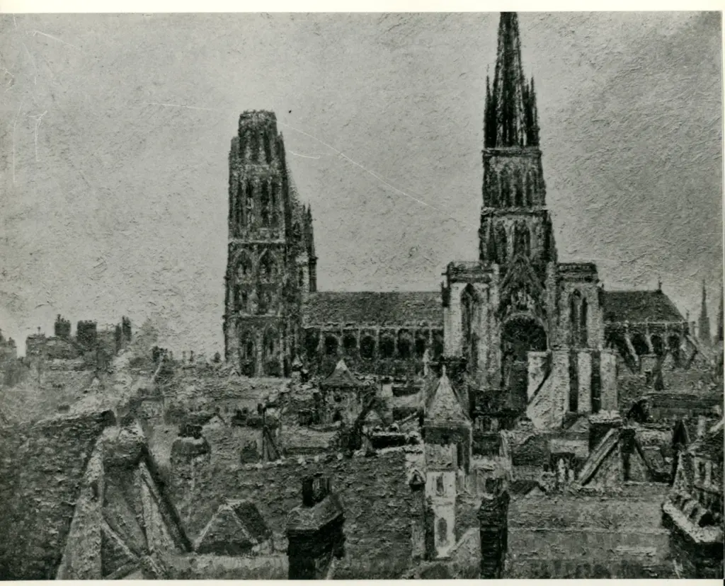 Anonimo , Pissarro, Camille - sec. XIX - Les toits du vieux Rouen , fronte