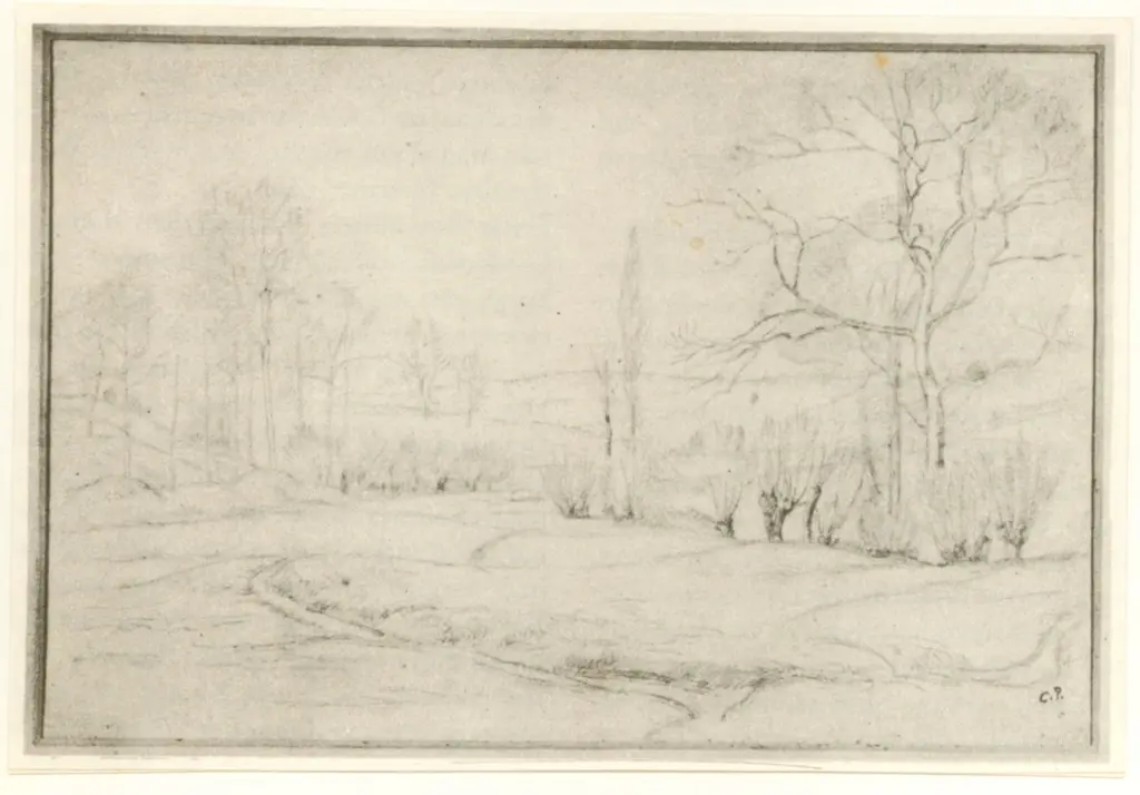 Anonimo , Pissarro, Camille - sec. XIX - Zeichnung , fronte