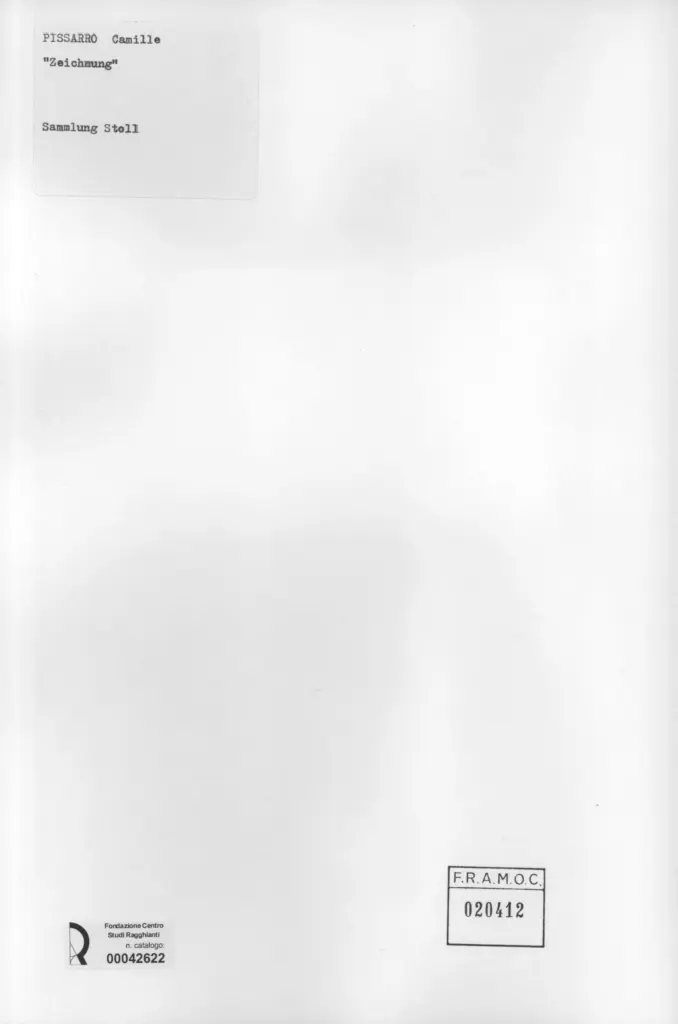 Anonimo , Pissarro, Camille - sec. XIX - Zeichnung , retro