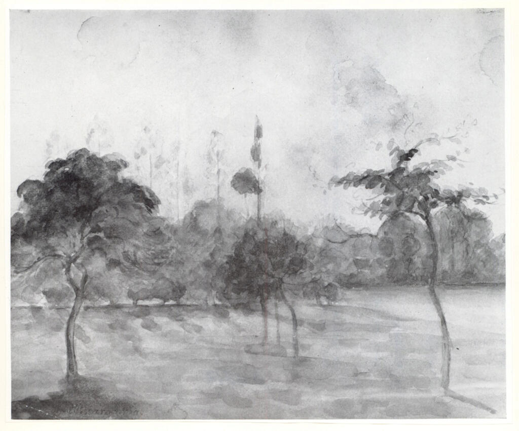 Anonimo , Pissarro, Camille - sec. XIX - Paysage d'Eragny