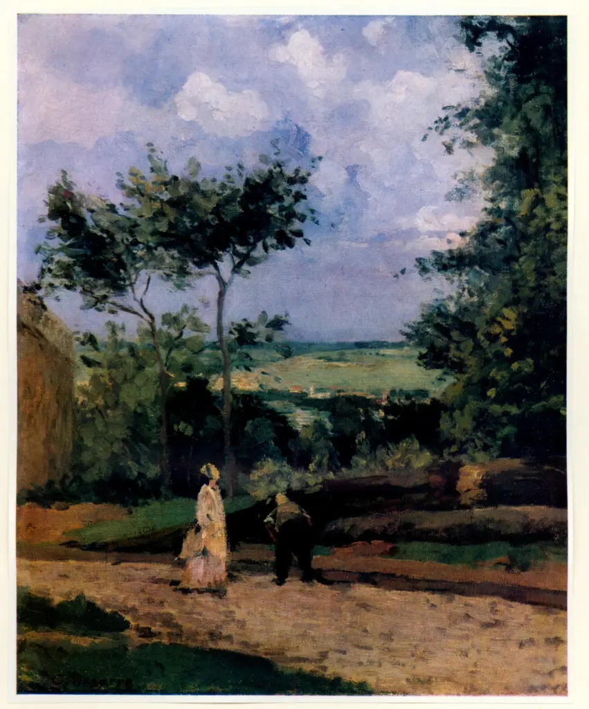 Anonimo , Pissarro, Camille - sec. XIX - Coin de Louveciennes , fronte