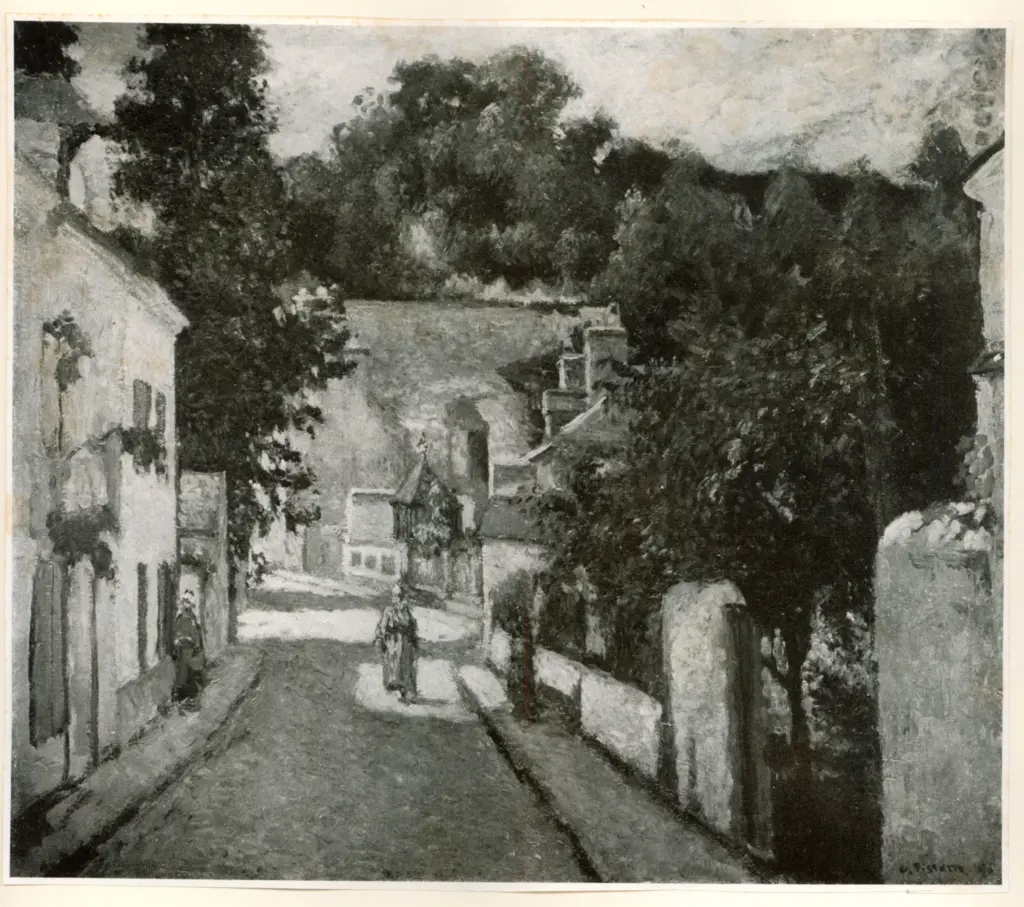 Anonimo , Pissarro, Camille - sec. XIX - Ruelle, Auvers-sur-Oise , fronte