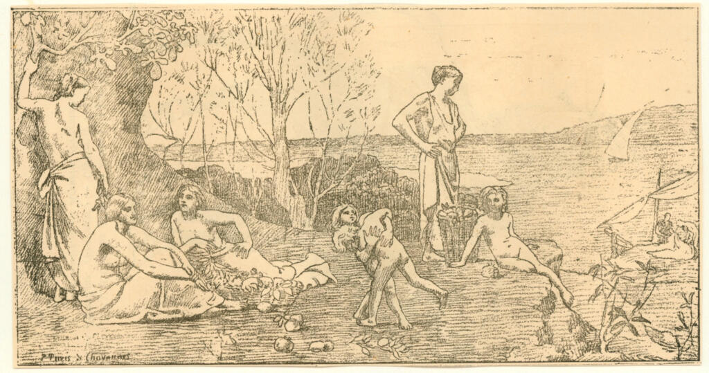 De Chavannes, P. Puvis , - Scena mitologica
