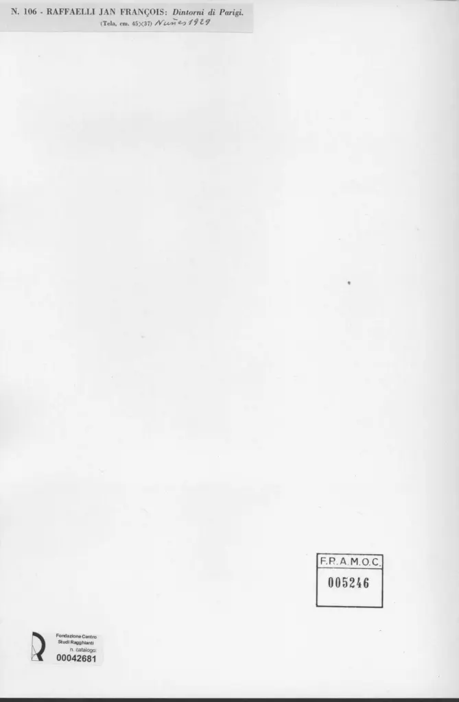 Anonimo, Anonimo , retro