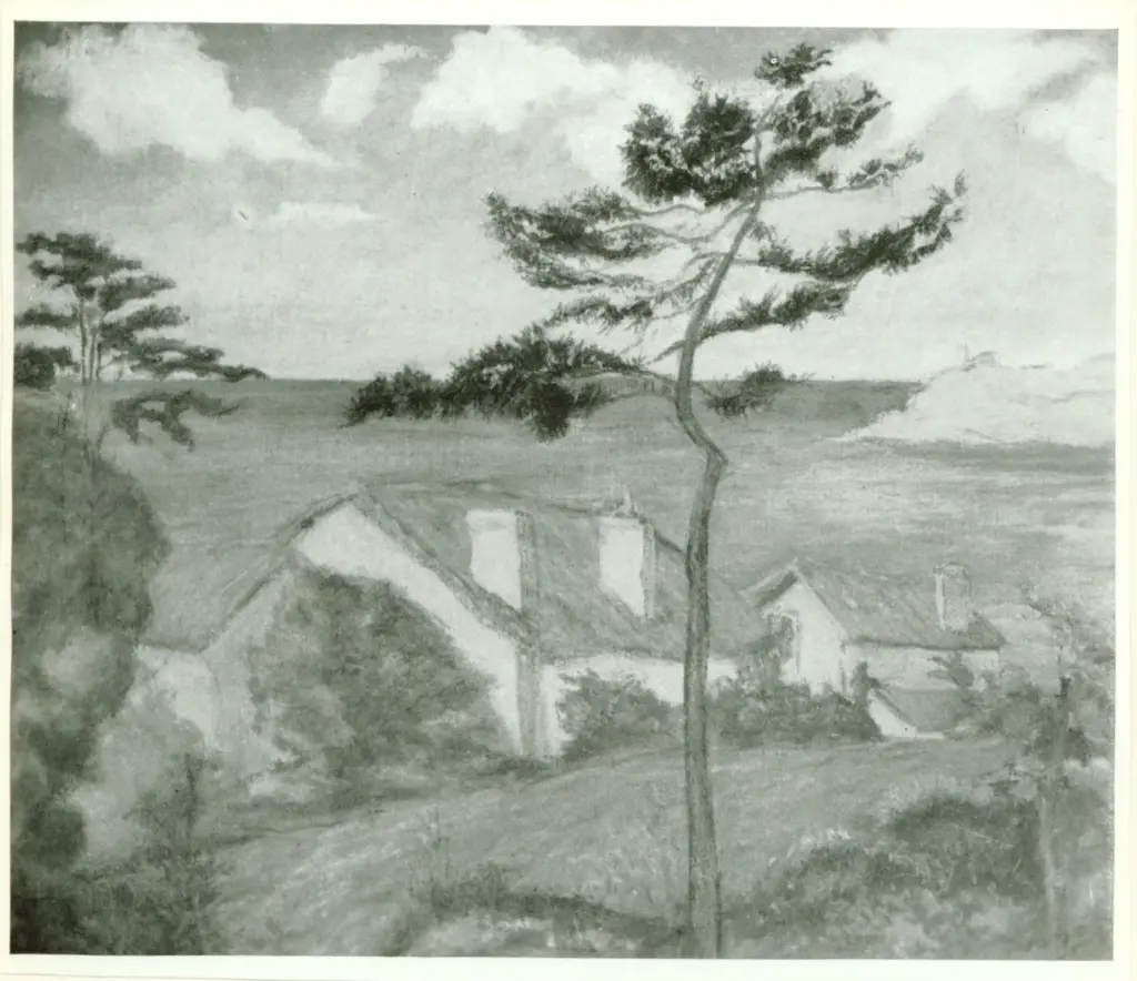 Anonimo , Ranson, Paul - sec. XIX - Paysage de Bratagne , fronte