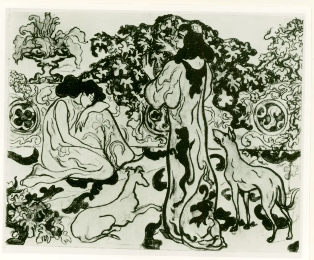 Ranson, Paul , Donne con cani -