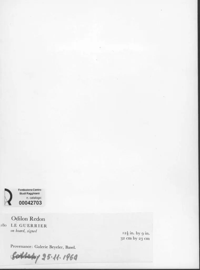 Anonimo , Redon, Odilon , retro