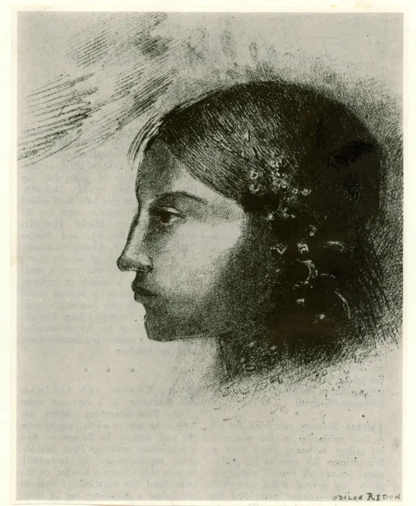 Anonimo , Redon, Odilon , fronte