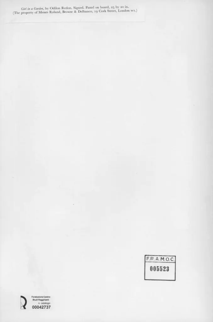 Anonimo , Redon, Odilon , retro