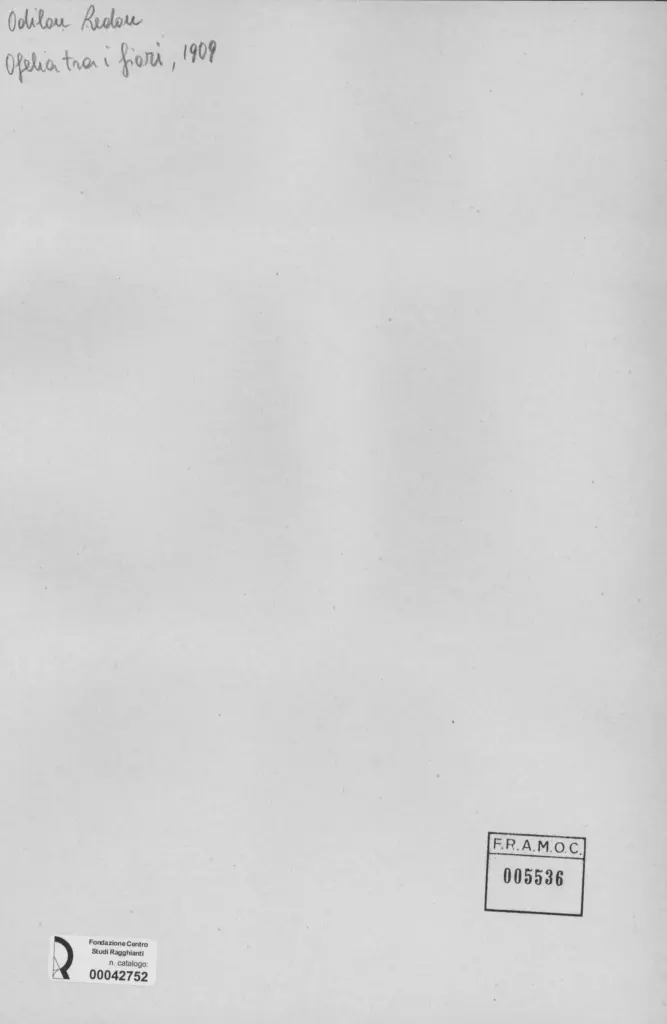 Anonimo , Redon, Odilon , retro