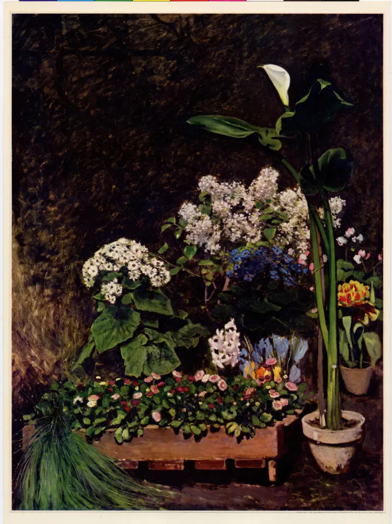 Anonimo , Renoir, Pierre Auguste - sec. XIX - La serra , fronte