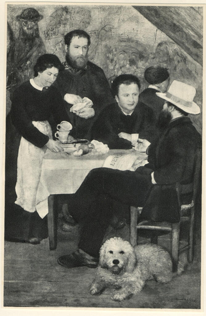 Anonimo , Renoir, Pierre Auguste - sec. XIX - Le cabaret de la Mère Anthony , fronte