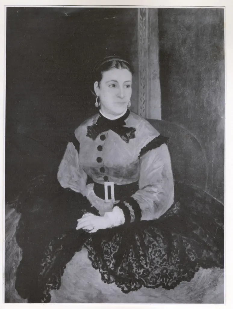 Anonimo , Renoir, Pierre Auguste - sec. XIX - Ritratto di M.lle Sicot , fronte