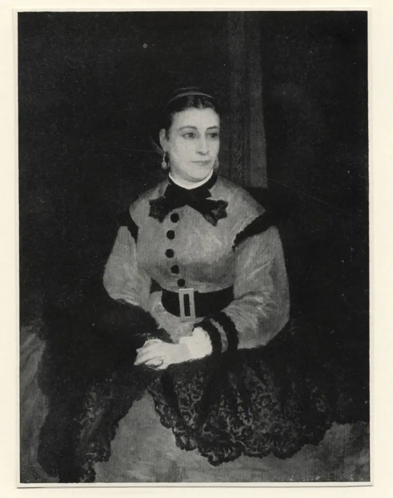 Anonimo , Renoir, Pierre Auguste - sec. XIX - Ritratto di M.lle Sicot , fronte