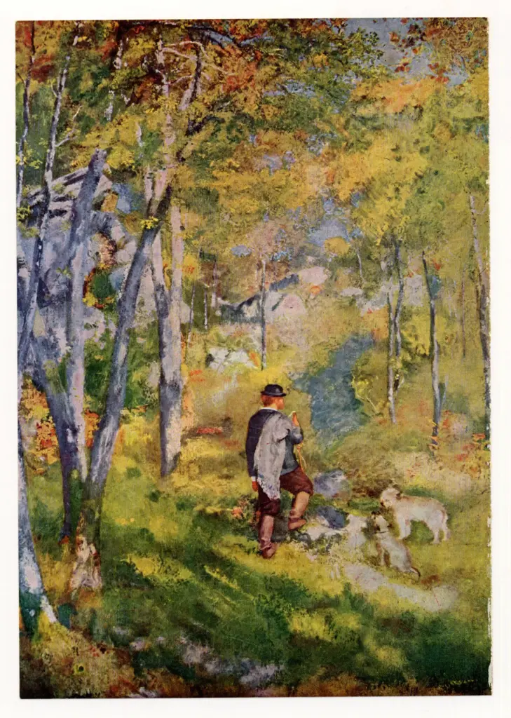Anonimo , Renoir, Pierre Auguste - sec. XIX - Il pittore Lecoeur a Fontainbleau , fronte