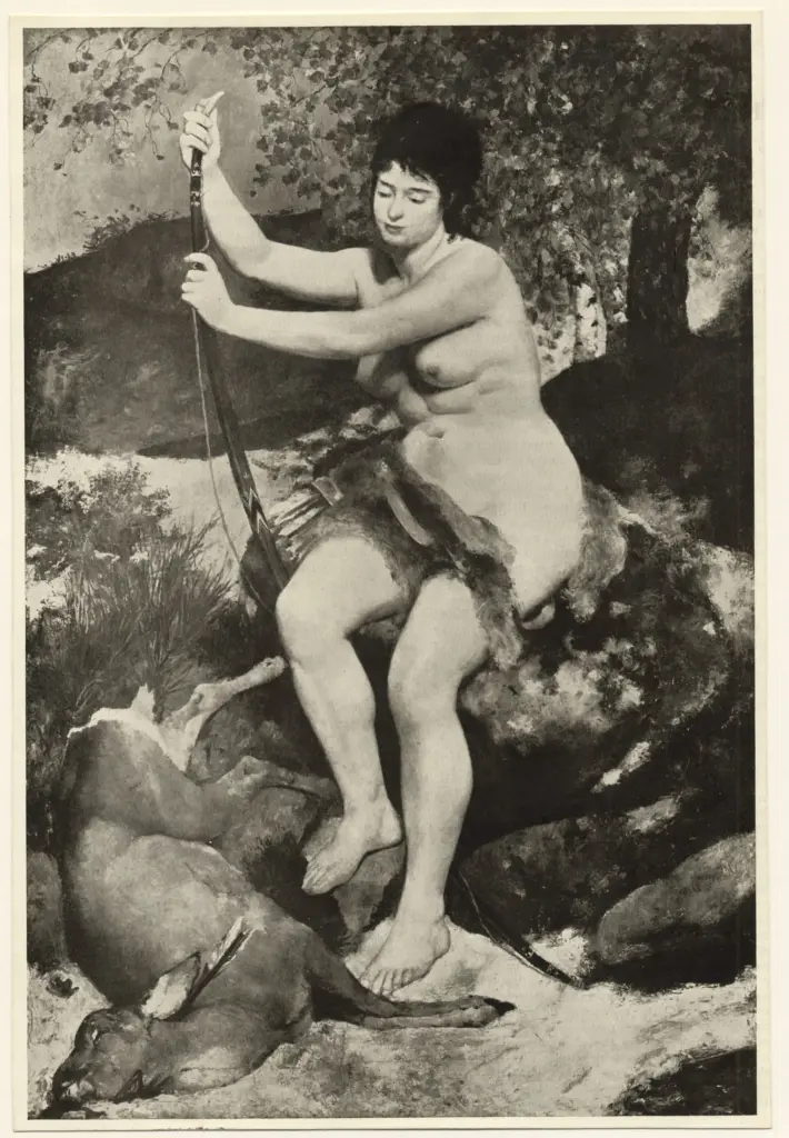 Anonimo , Renoir, Pierre Auguste - sec. XIX - Diana cacciatrice , fronte
