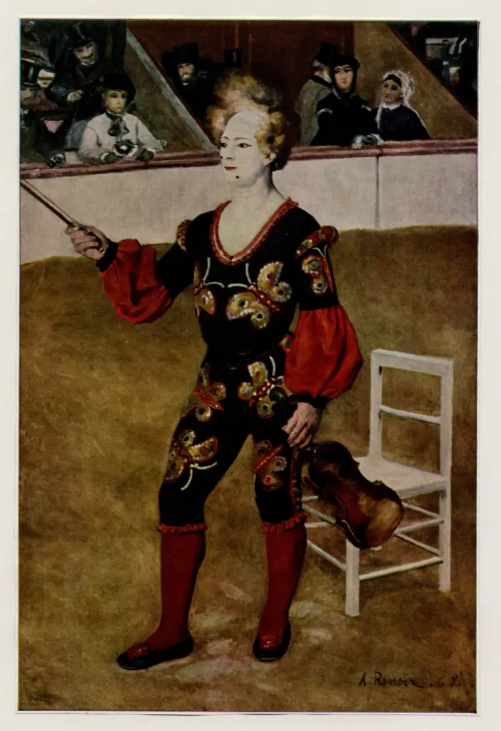 Anonimo , Renoir, Pierre Auguste - sec. XIX - Clown , fronte