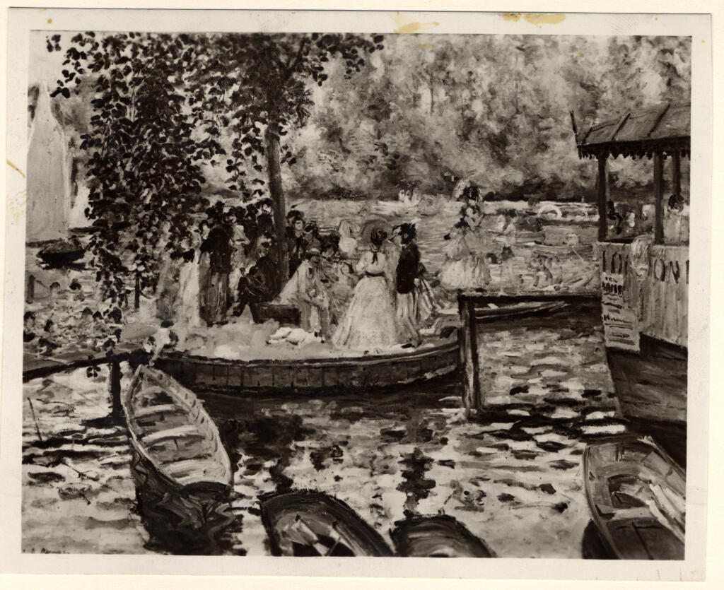 Anonimo , Renoir, Pierre Auguste - sec. XIX - Alla Grenouillère , fronte
