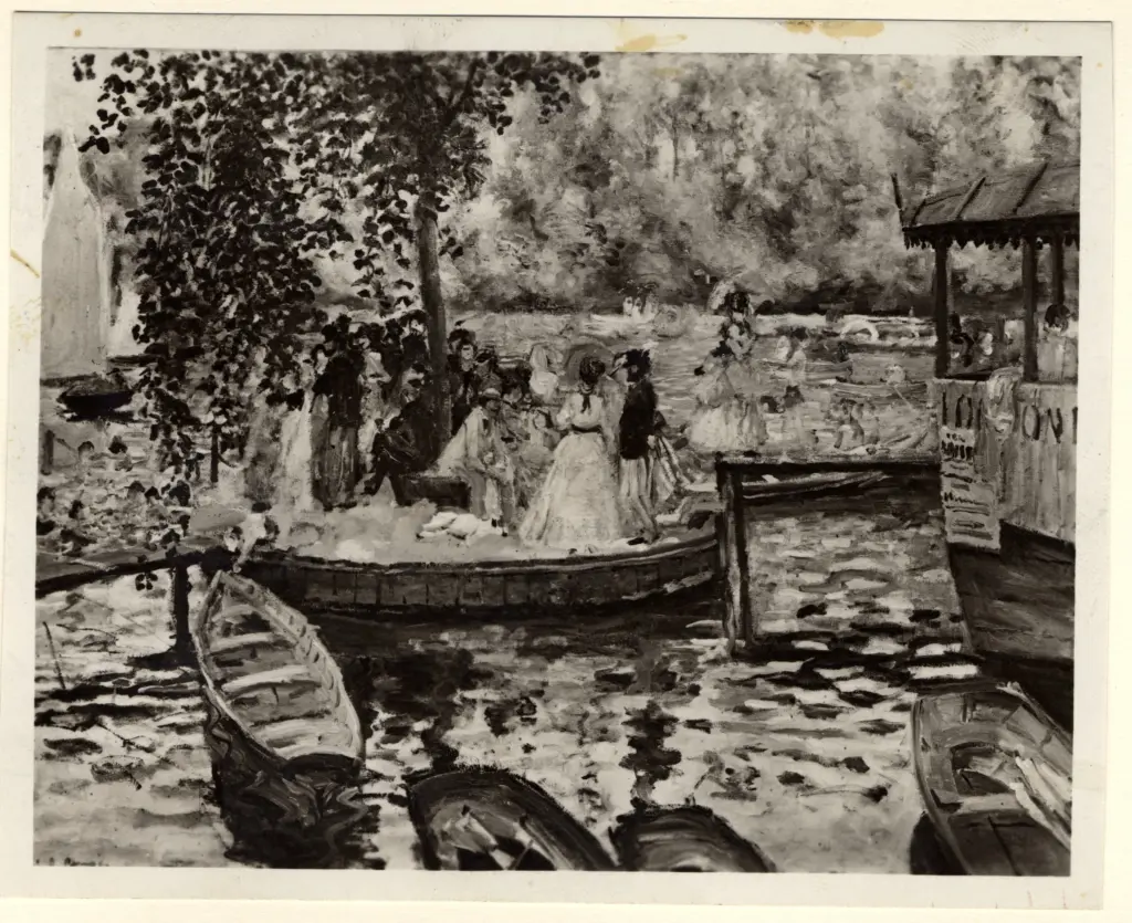 Anonimo , Renoir, Pierre Auguste - sec. XIX - Alla Grenouill&egrave;re , fronte