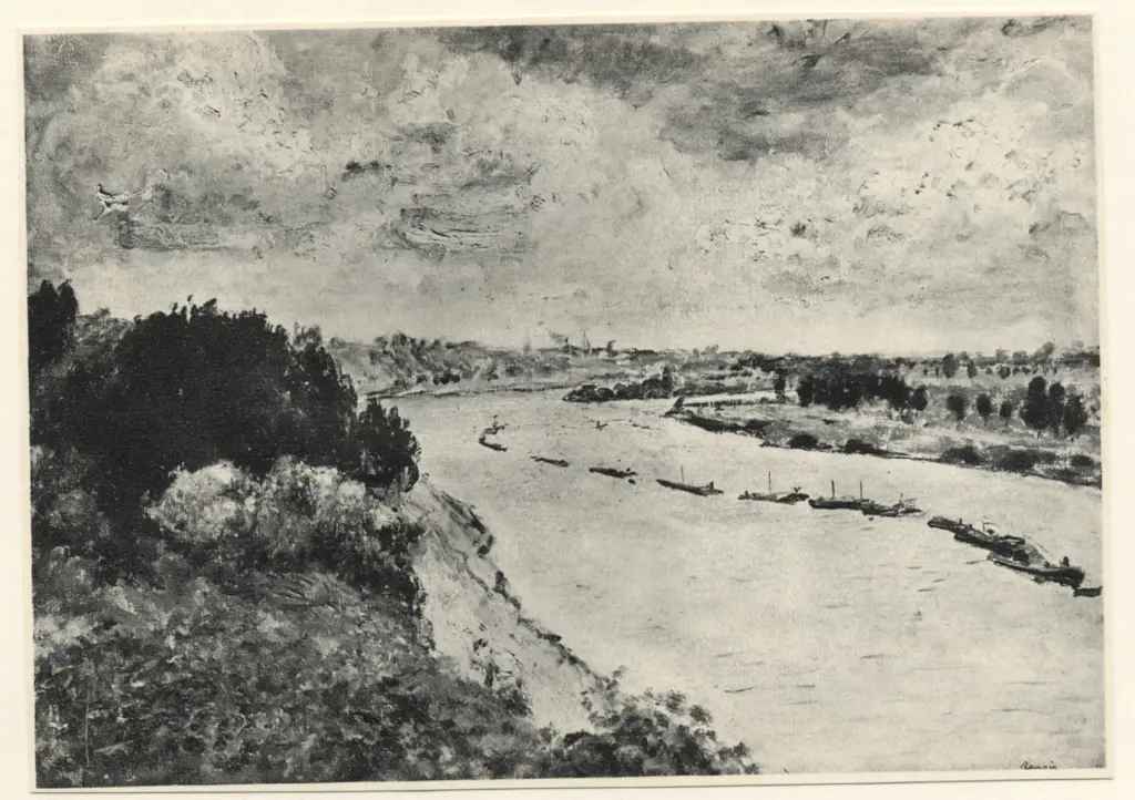 Anonimo , Renoir, Pierre Auguste - sec. XIX - Chalands sur la Seine , fronte