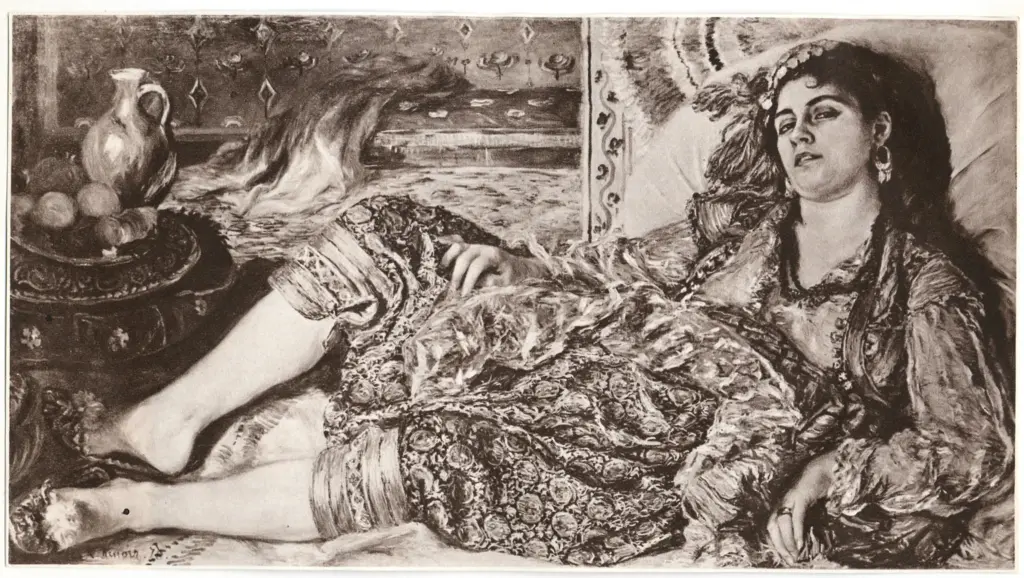 Anonimo , Renoir, Pierre Auguste - sec. XIX - Odalisca , fronte