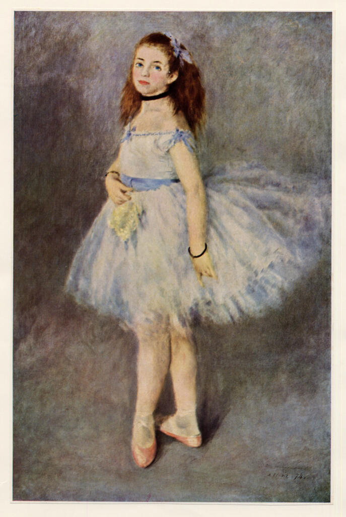 Anonimo , Renoir, Pierre Auguste - sec. XIX - Ballerina , fronte