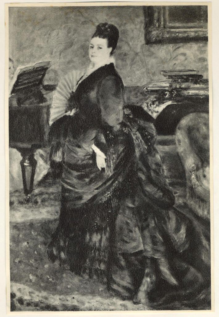 Anonimo , Renoir, Pierre Auguste - sec. XIX - Ritratto della Signora Hartmann , fronte