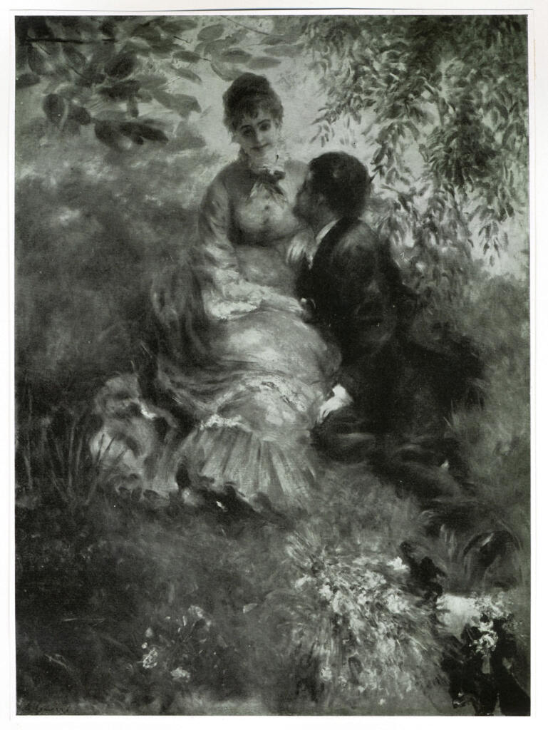 Anonimo , Renoir, Pierre Auguste - sec. XIX - Innamorati , fronte