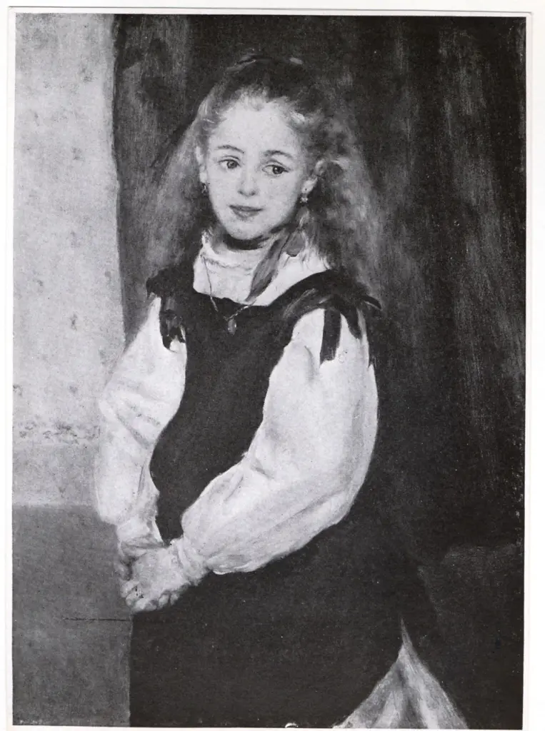 Anonimo , Renoir, Pierre Auguste - sec. XIX - Ritratto di M.lle Legrand , fronte