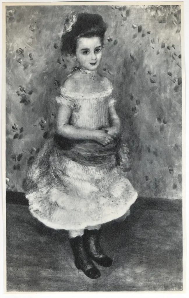 Anonimo , Renoir, Pierre Auguste - sec. XIX - Della signorina Durand-Ruel , fronte