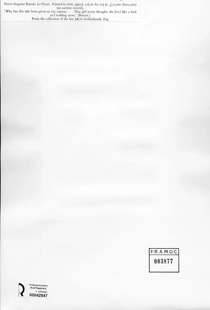 Anonimo, Anonimo , retro