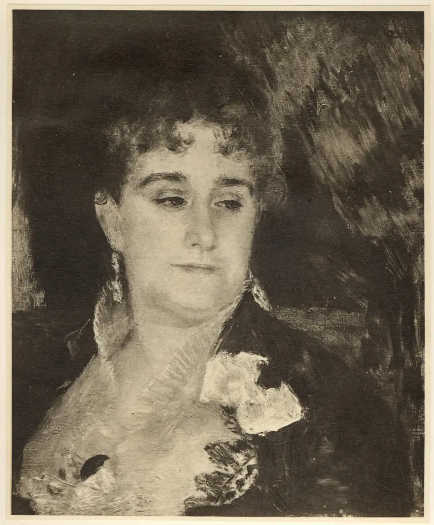 Anonimo , Renoir, Pierre Auguste - sec. XIX - M.me Georges Charpentier , fronte