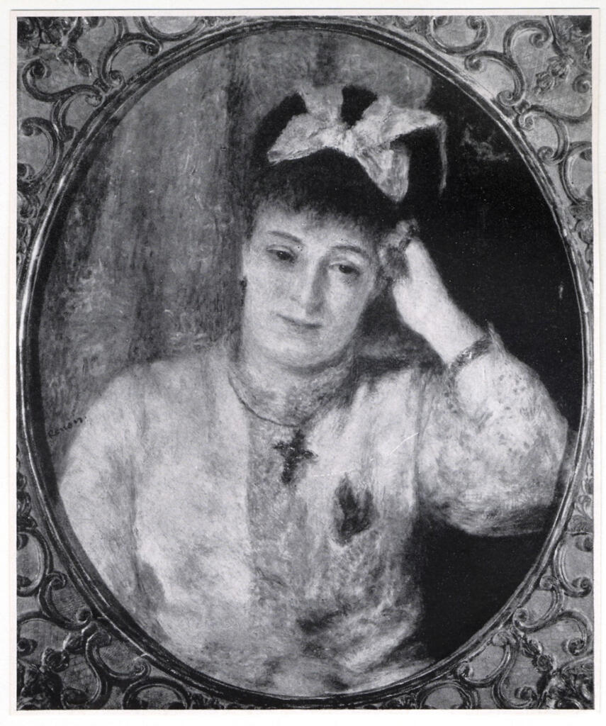 Anonimo , Renoir, Pierre Auguste - sec. XIX - Ritratto di Mlle Murer , fronte