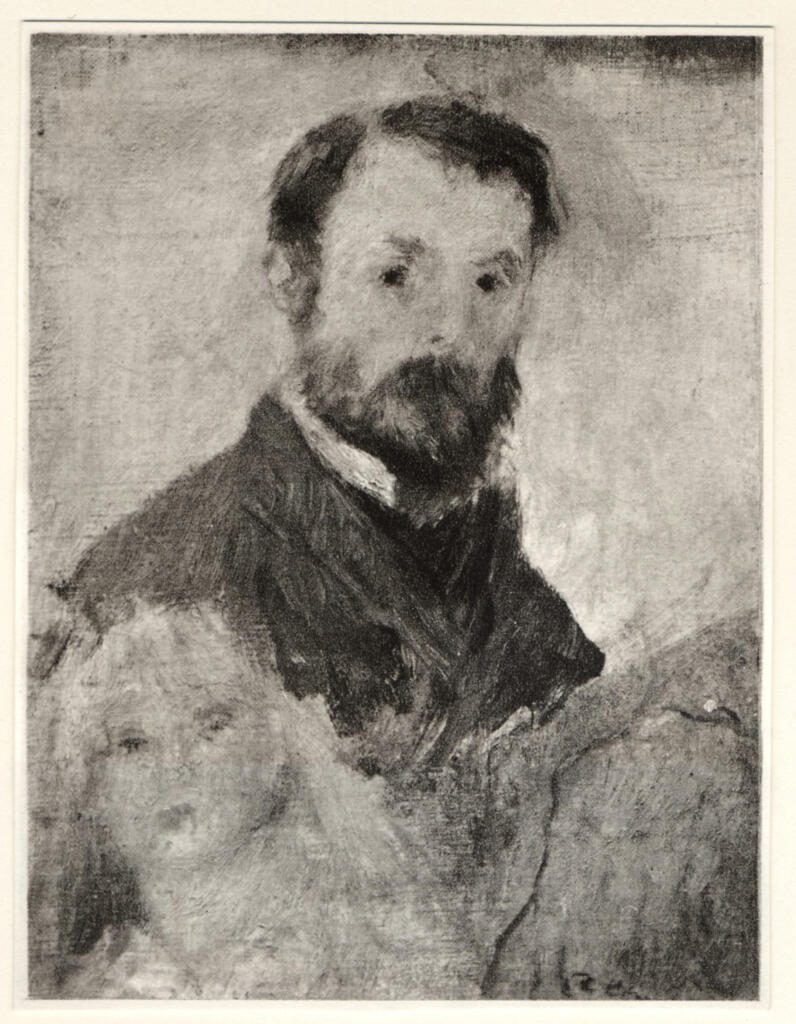 Anonimo , Renoir, Pierre Auguste - sec. XIX - Autoritratto a 38 anni , fronte