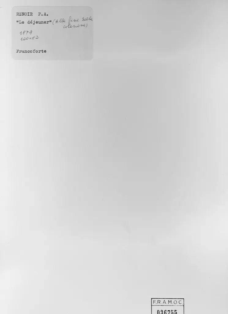 Anonimo , Renoir, Pierre Auguste - sec. XIX , retro