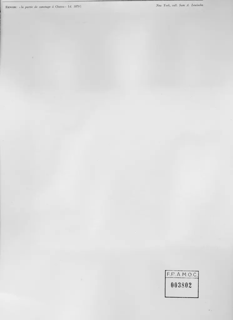 Anonimo , Renoir, Pierre Auguste - sec. XIX - La gara di canottaggio a Chatou , retro