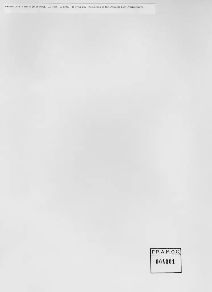 Anonimo , Renoir, Pierre Auguste - sec. XIX , retro