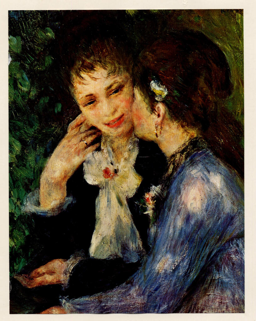 Anonimo , Renoir, Pierre Auguste - sec. XIX - Confidenze , fronte