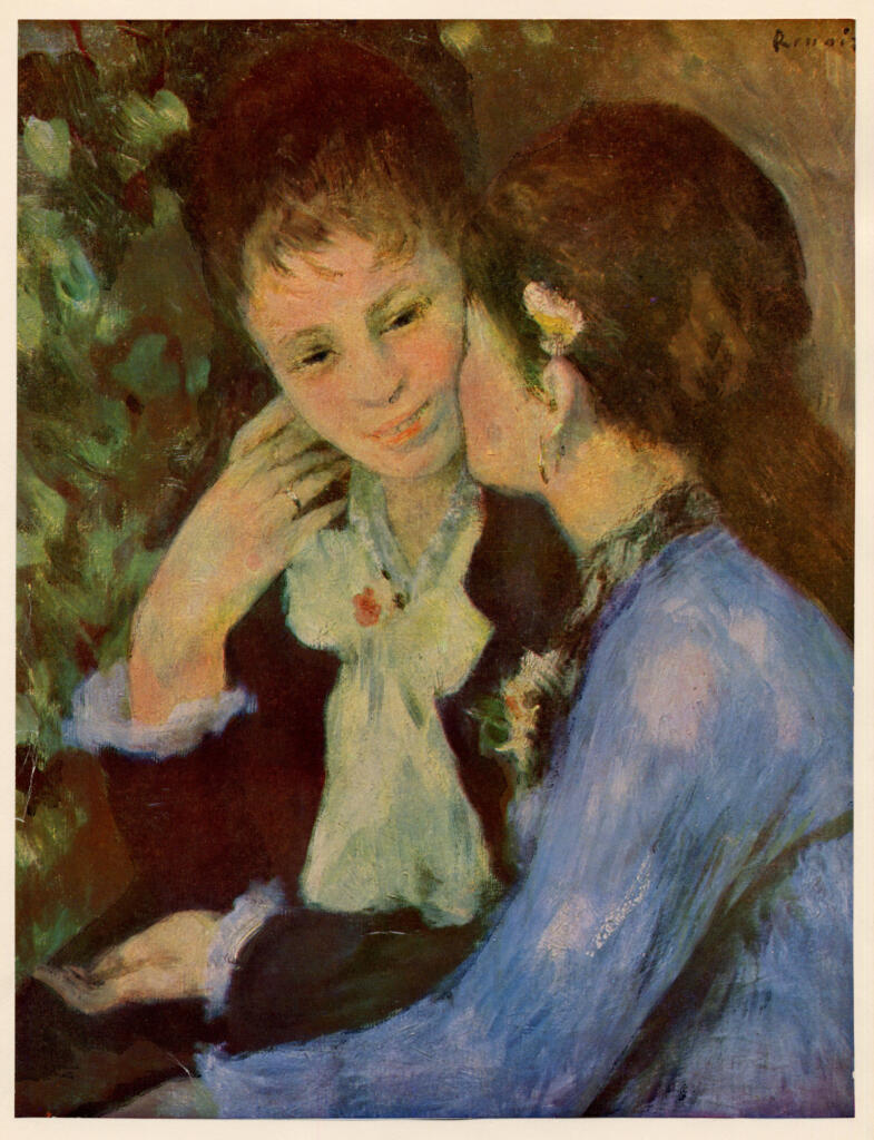 Anonimo , Renoir, Pierre Auguste - sec. XIX - Confidenze , fronte