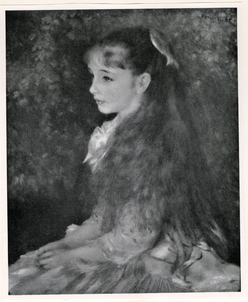 Anonimo , Renoir, Pierre Auguste - sec. XIX - Ritratto di Mlle Cahen d'Anversa , fronte