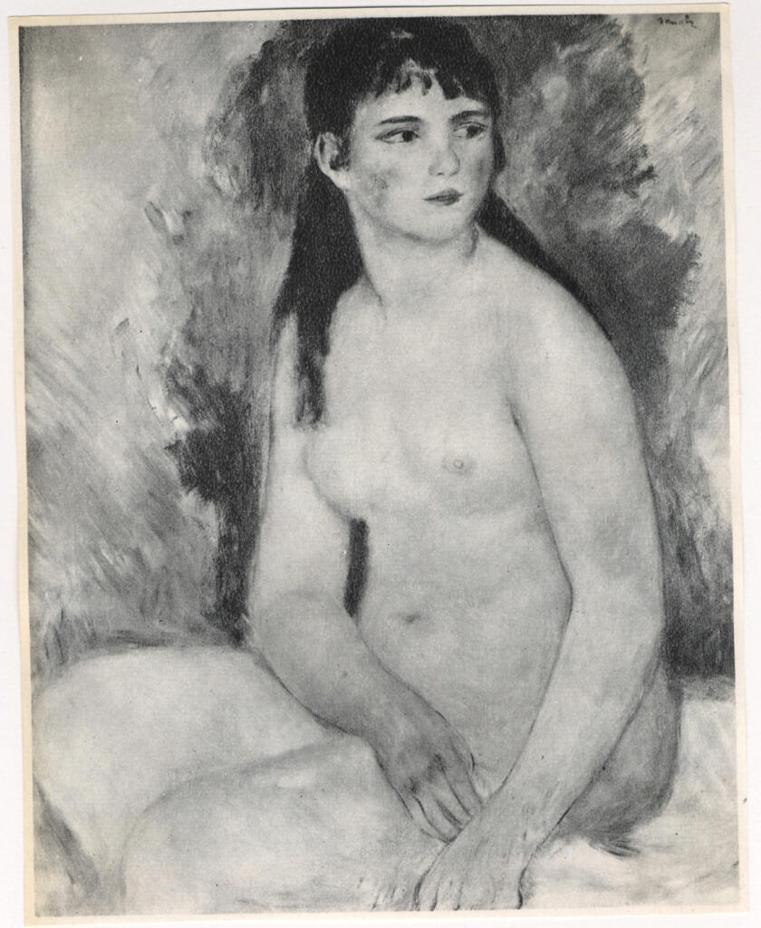 Anonimo , Renoir, Pierre Auguste - sec. XIX - Bagnante , fronte