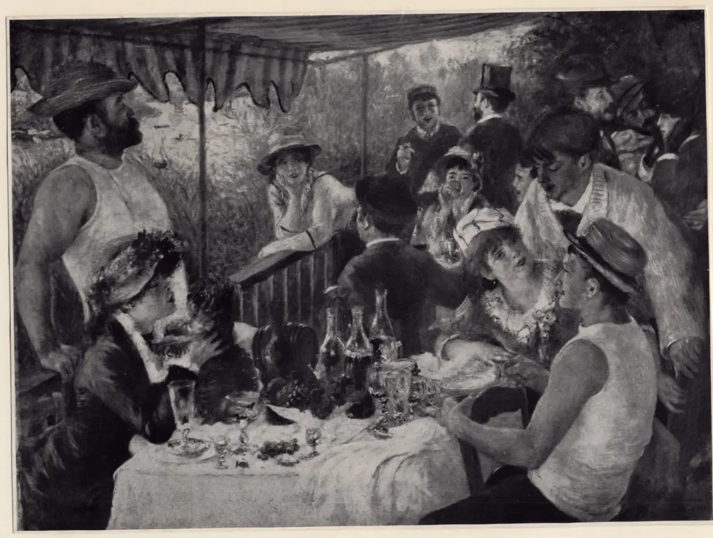 Anonimo , Renoir, Pierre Auguste - sec. XIX - La colazione dei canottieri , fronte