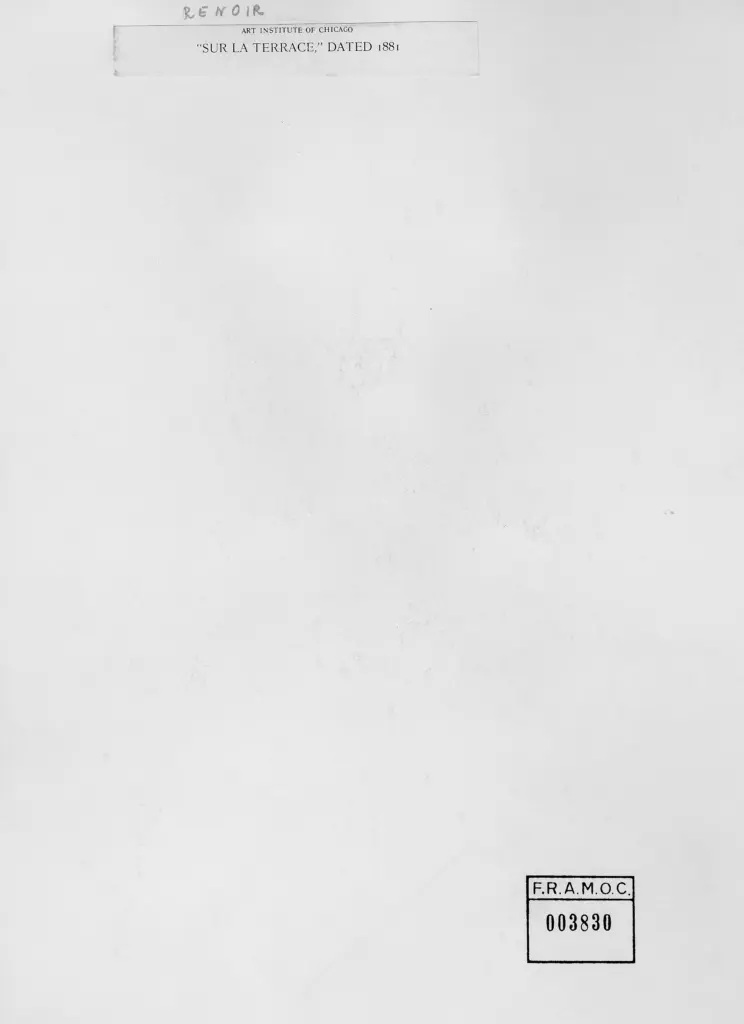 Anonimo , Renoir, Pierre Auguste - sec. XIX , retro