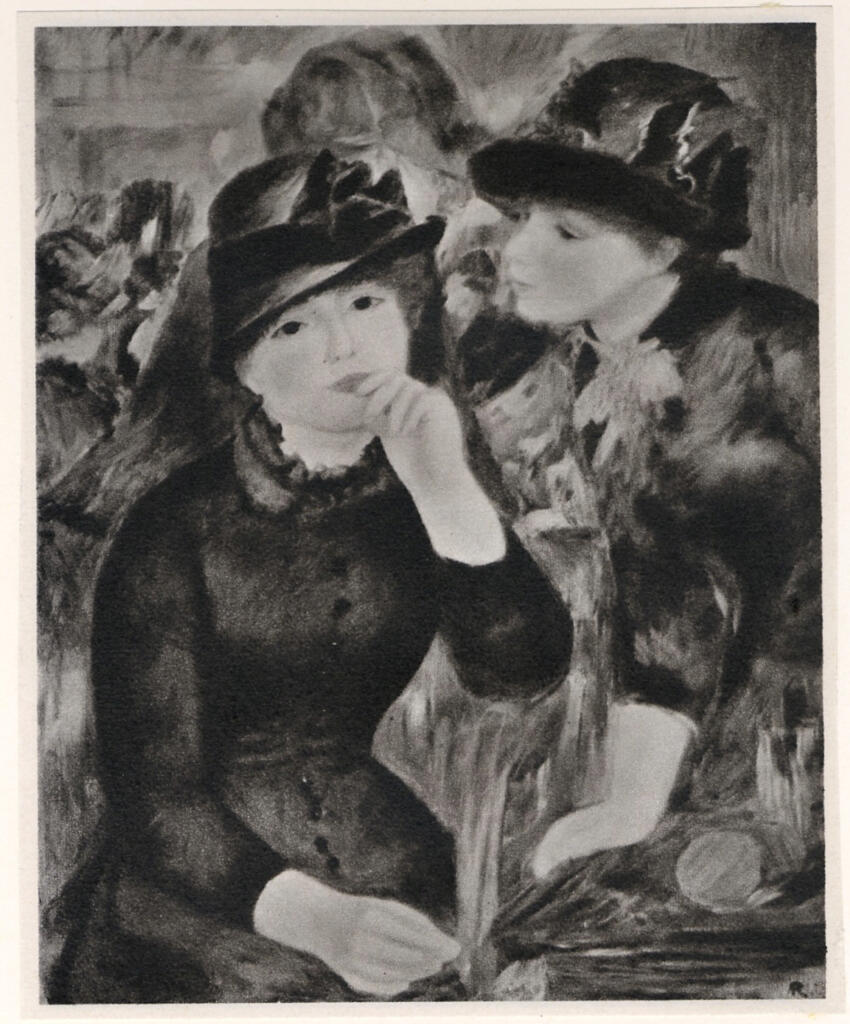 Anonimo , Renoir, Pierre Auguste - sec. XIX - Due donne in nero , fronte