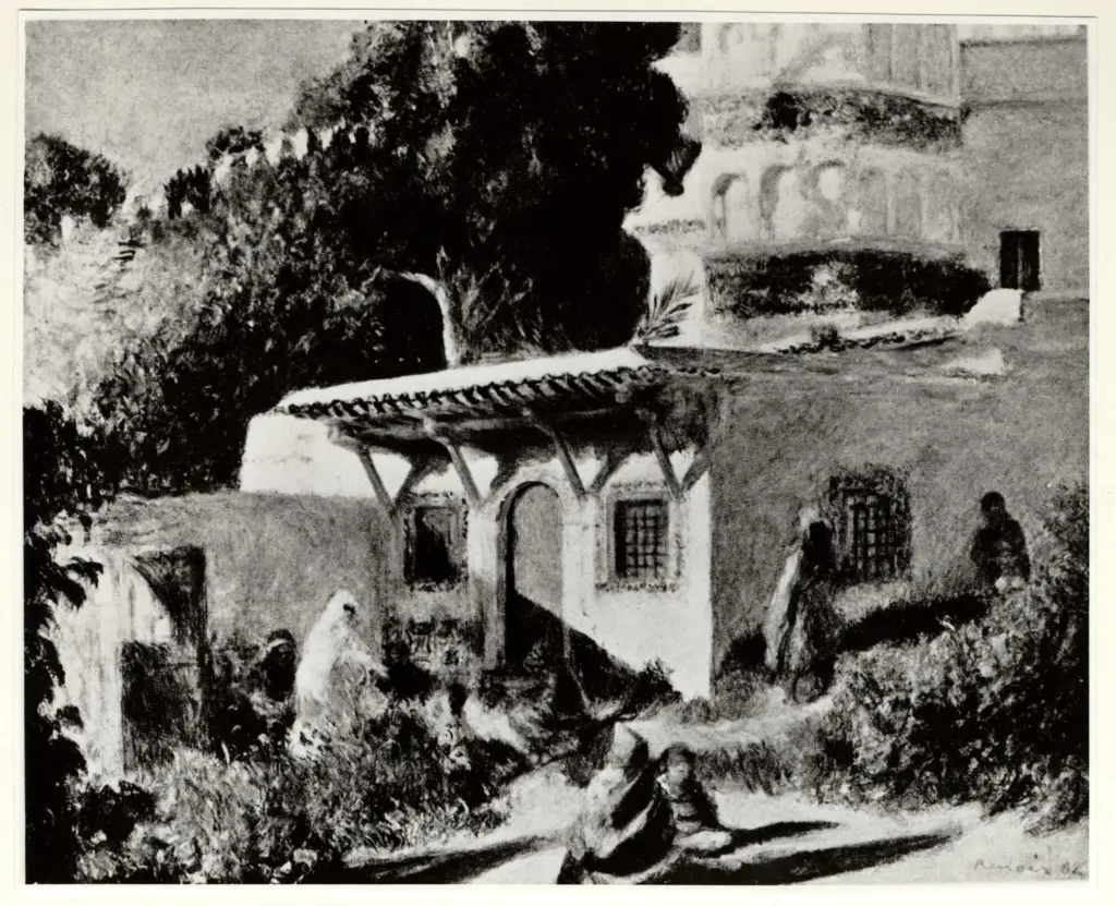 Anonimo , Renoir, Pierre Auguste - sec. XIX - La Moschea ad Algeri , fronte