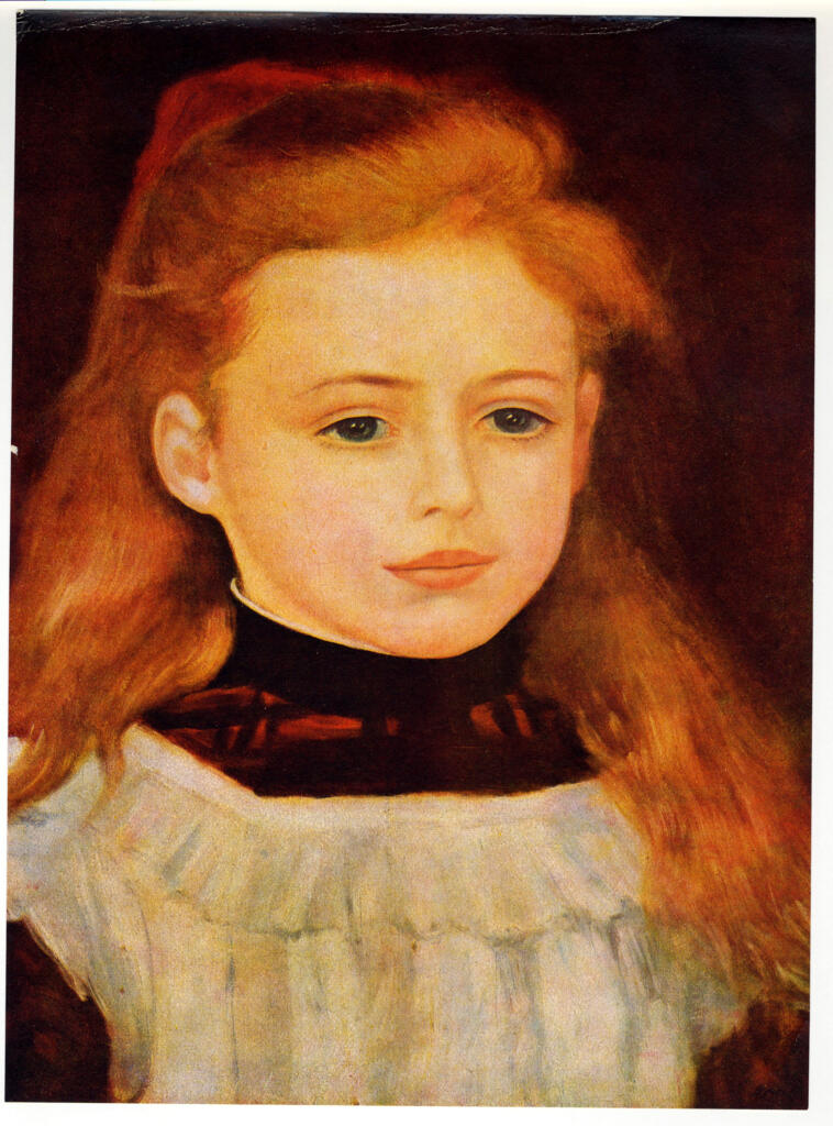 Anonimo , Renoir, Pierre Auguste - sec. XIX - Ritratto di Lucie Bèrard , fronte