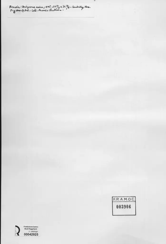 Anonimo , Renoir, Pierre Auguste - sec. XIX , retro