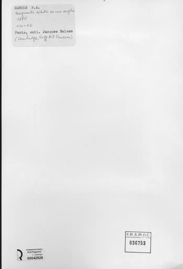 Anonimo , Renoir, Pierre Auguste - sec. XIX , retro